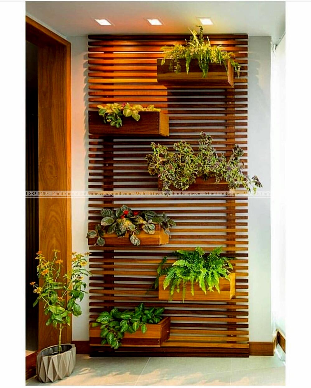 Bật mí 5 kiểu tiểu cảnh vách tường độc đáo