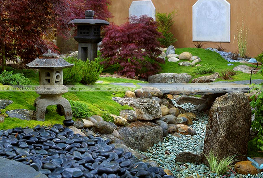 Yếu tố đá trong sân vườn Nhật Bản